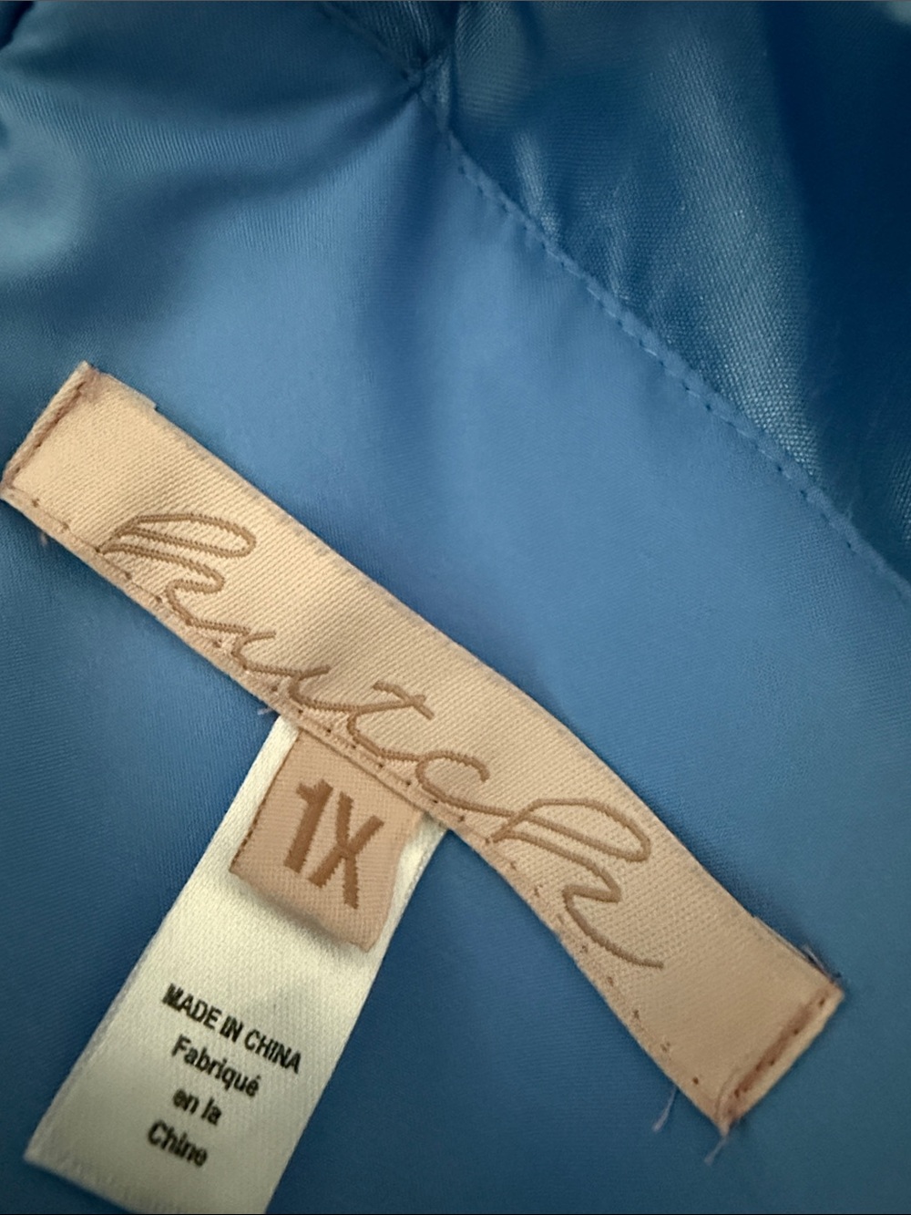 Hutch Sky Blue Puff Sleeve Midi Dress with Front Bow - Picture 2 of 4